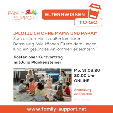 Pl&ouml;tzlich ohne Mama und Papa, online